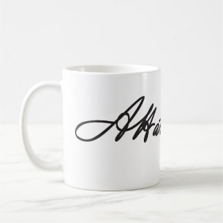 Café Caneca da assinatura de Alexander Hamilton