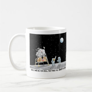 Café Caneca da aterragem de lua