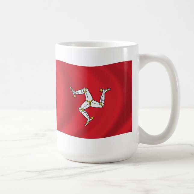Café Caneca da Bandeira da Ilha de Man (Direita)