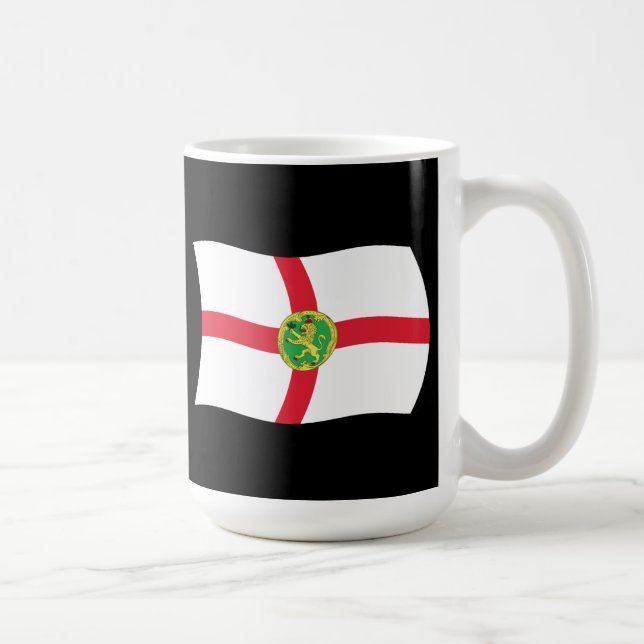 Café Caneca da Bandeira de Alderney (Direita)
