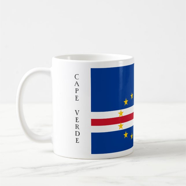 Café Caneca da bandeira de Cabo Verde (Esquerda)