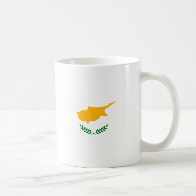 Café Caneca da bandeira de Chipre (Direita)