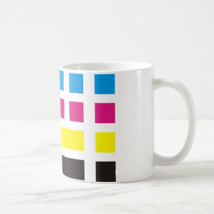 Café Caneca da bandeira de CMYK