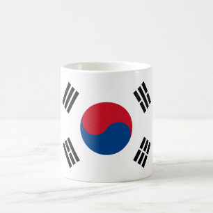 Café Caneca da bandeira de Coreia do Sul