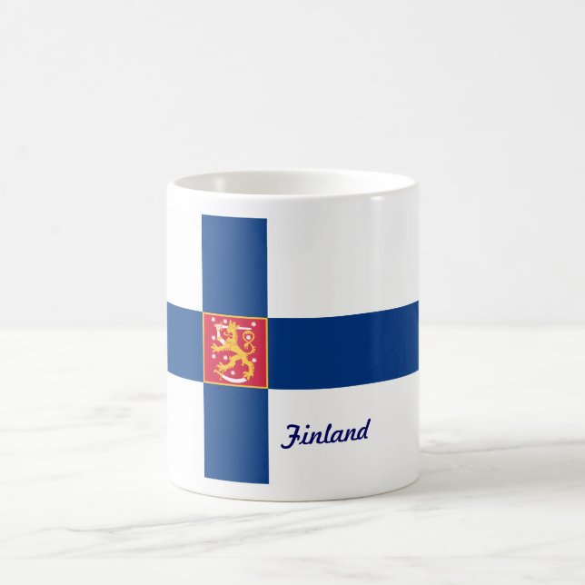 Café Caneca da bandeira de Finlandia (Centro)