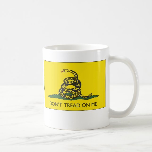 Café caneca da BANDEIRA DE GADSDEN (Direita)
