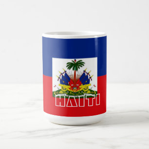 Café Caneca da bandeira de Haiti