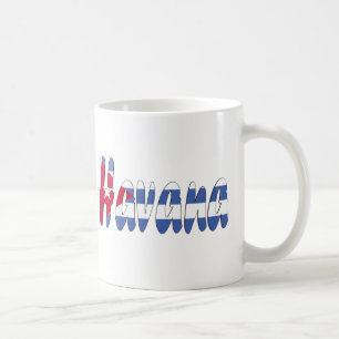 Café Caneca da bandeira de Havana, Cuba
