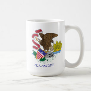 Café Caneca da Bandeira de Illinois
