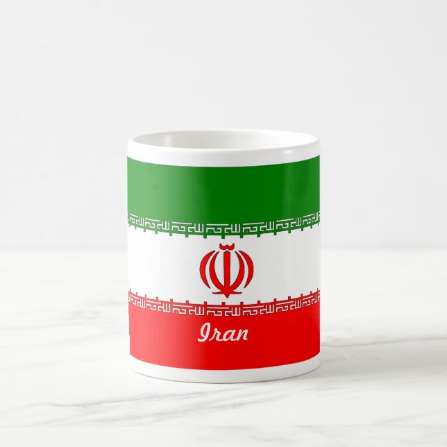Café Caneca da bandeira de Irã (Centro)