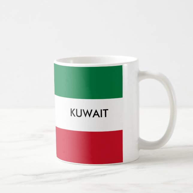 Café Caneca da bandeira de Kuwait (Direita)