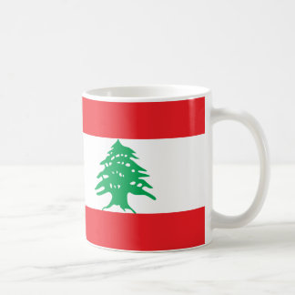Café Caneca da bandeira de Líbano