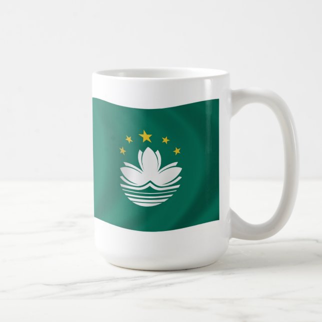 Café Caneca da Bandeira de Macau (Direita)