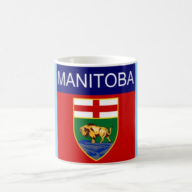 Café Caneca da Bandeira de Manitoba (Centro)