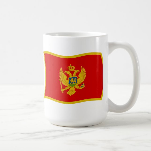 Café Caneca da Bandeira de Montenegro (Direita)