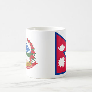 Café Caneca da bandeira de Nepal