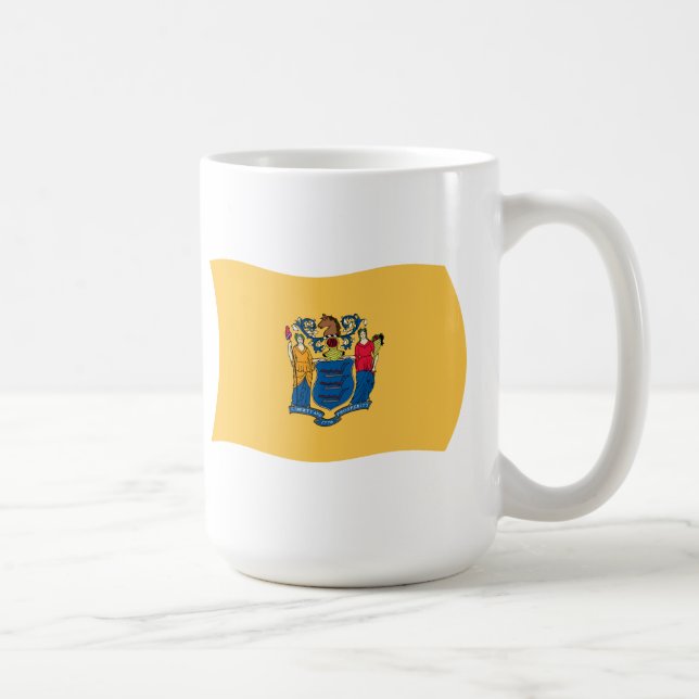 Café Caneca da Bandeira de Nova Jersey (Direita)