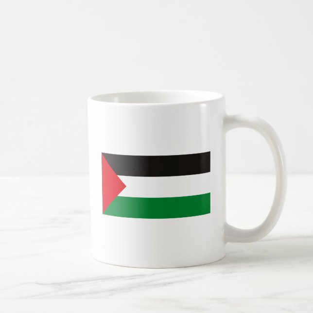 Café Caneca da bandeira de Palestina (Direita)