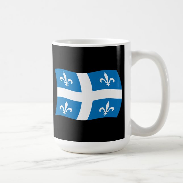 Café Caneca da Bandeira de Quebec (Direita)