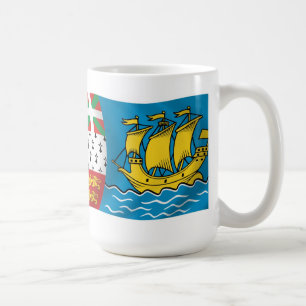 Café Caneca da Bandeira de São Pedro e Miquelon