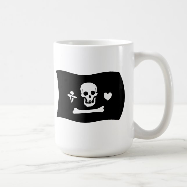 Café Caneca da Bandeira de Stede Bonnet (Direita)