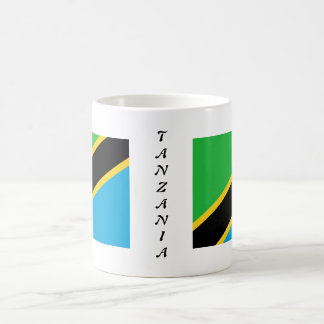 Café Caneca da bandeira de Tanzânia