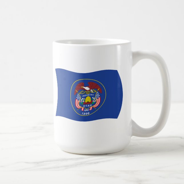 Café Caneca da Bandeira de Utah (Direita)
