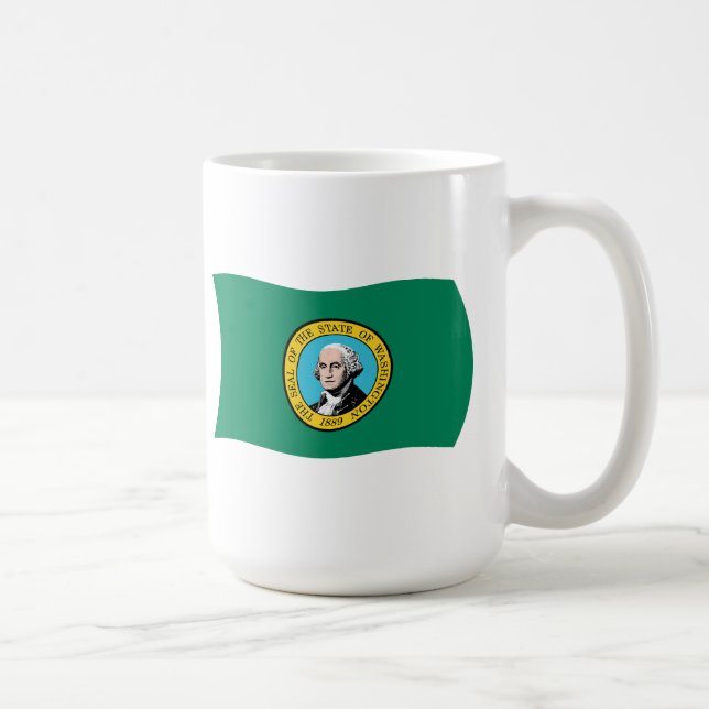 Café Caneca da Bandeira de Washington (Direita)
