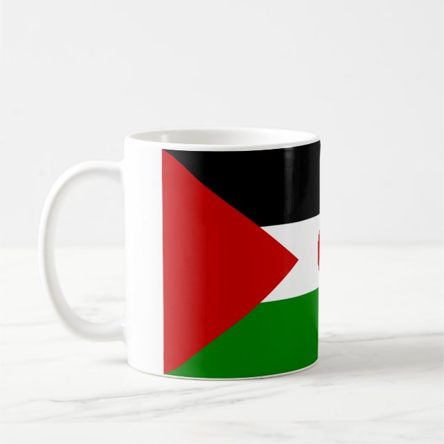 Café Caneca da bandeira de Western Sahara (Esquerda)