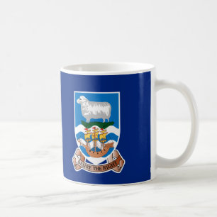 Café Caneca da bandeira do insular de Malvinas