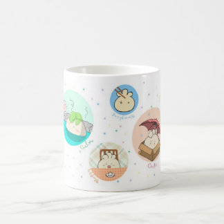 Café Caneca da bolinha de massa