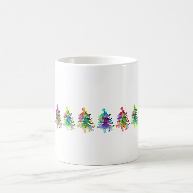 Café Caneca da borda da árvore de Natal. (Centro)