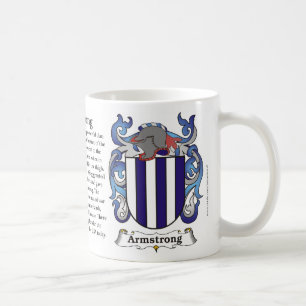 Café Caneca da brasão da família de Armstrong