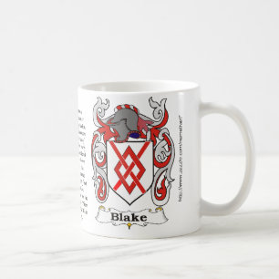 Café Caneca da brasão da família de Blake