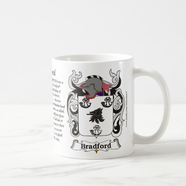 Café Caneca da brasão da família de Bradford (Direita)