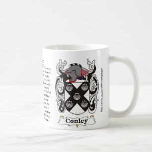 Café Caneca da brasão da família de Conley