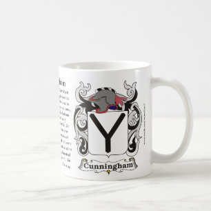 Café Caneca da brasão da família de Cunningham