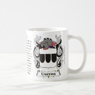 Café Caneca da brasão da família de Curran