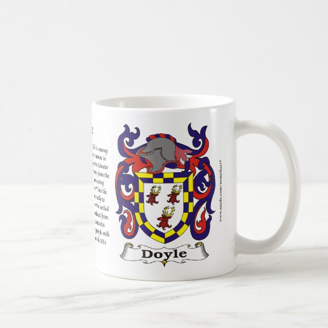 Café Caneca da brasão da família de Doyle (Direita)