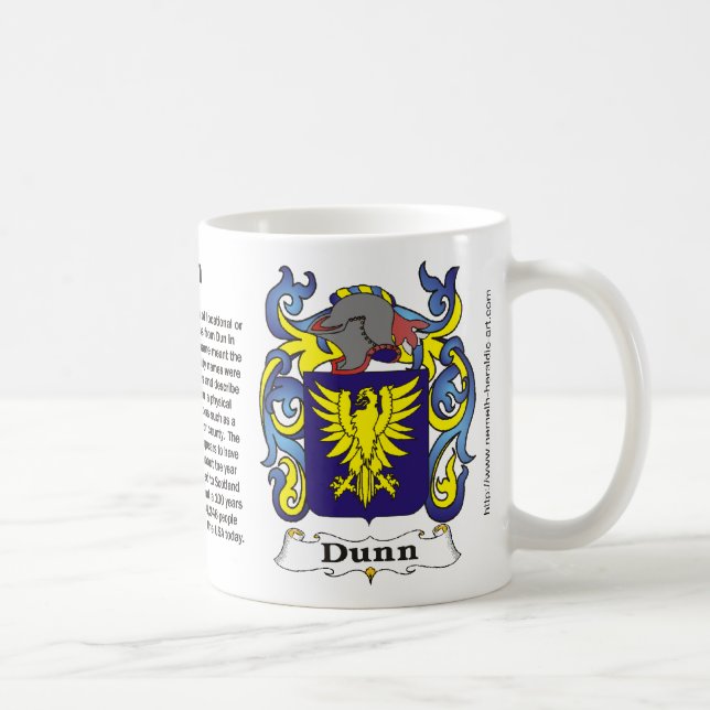 Café Caneca da brasão da família de Dunn (Direita)