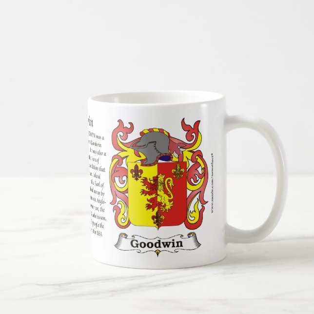 Café Caneca da brasão da família de Goodwin (Direita)