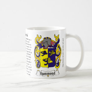 Café Caneca da brasão da família de Hammond