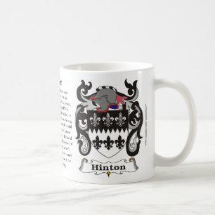 Café Caneca da brasão da família de Hinton