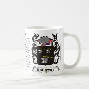 Café Caneca da brasão da família de Holloway
