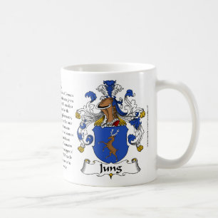 Café Caneca da brasão da família de Jung