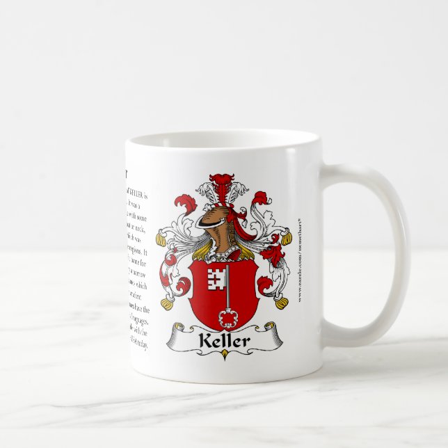Café Caneca da brasão da família de Keller (Direita)