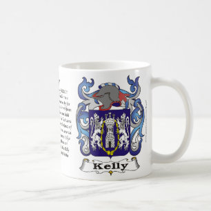 Café Caneca da brasão da família de Kelly