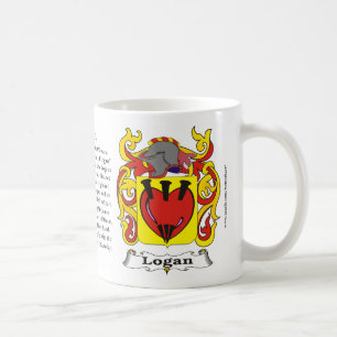 Café Caneca da brasão da família de Logan