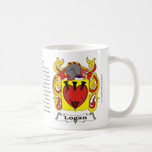 Café Caneca da brasão da família de Logan (Direita)
