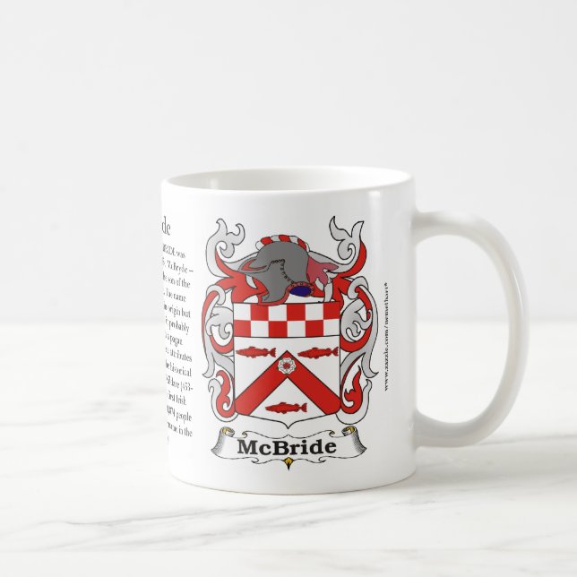 Café Caneca da brasão da família de McBride (Direita)